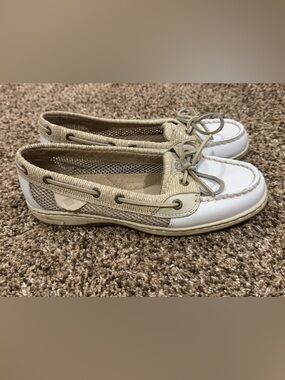 Sperry Top Sider ST96930 Leather Slip On Shoes Size 7.5